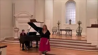 Barber: Knoxville: Summer of 1915.  Rebecca Myers, soprano; Laura Ward, piano.