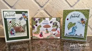 Three Sweet Cards Using the Cute as a Bug Suite