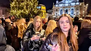 Новорічна ніч у Львові. #львівплощаринок 