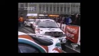 Rallye Monte Carlo 1994 - kurz vor dem Start in Bad Homburg - mit Armin Schwarz