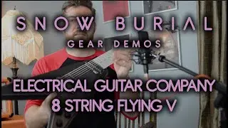 Electrical Guitar Company 8 String Flying V demo