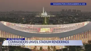Washington Commanders unveil first renderings of new stadium