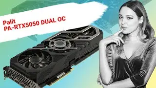 НИКС Компьютерный Супермаркет: видео про Видеокарта Palit GeForce&reg; RTX 5050 OC Dual 8 Гб GDDR6