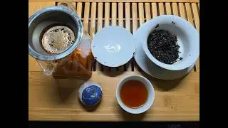 Big Mandarin Shu Pu-erh(Xiao Qing Gan) 🍊 Pleasant Bitter-Sweet Aftertaste