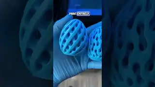 Easter is here 🐣🐇 3D printing my favorite organic lattice eggs from @DaveMakesStuffBC #xip #nexa3d