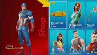 Fortnite Shop Update September 15, 2025 | NEW Cheese Feet, Captain America, Ant-Man | Daily Recap