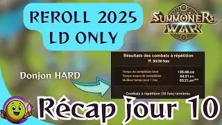 Summoners War LD ONLY REROLL - Premier donjon ABYSSAL HARD - Team F2P