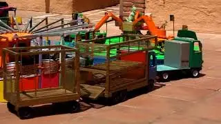 theme park, fairground model rides, feria