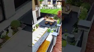 Comfort first, simple design only for a quiet lifeJinhua 50 square meters modern courtyard