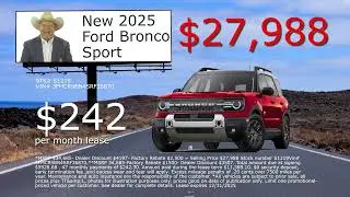 2025 Ford Bronco Sport - Come check it out at Jim Bass Cars and Trucks or 24/7 @bassbunch.com