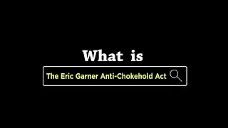 What is The Eric Garner Anti-Chokehold Act?