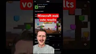 Minecraft Mob Vote results 2023 #minecraftmobvote
