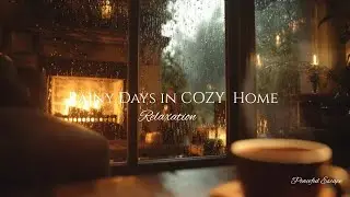 Rainy Days in COZY 4K Coffee Shops for Relaxation