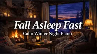 Deep Sleep Tonight 🌙 Soft Winter Piano for Relaxation, Stress Relief & Sleep