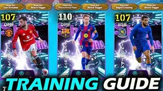 Bruno Fernandes, F.De Jong, R.James Attack trigger Skill Showtime training eFootball 2026