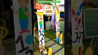 First Day of school📚 #kidzee #decoration #viralvideo #shorts