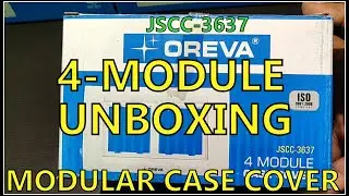 OREVA ELECTRICALS | MODULAR CASE COVER | 4- MODULE |#electrical | #oreva | KTandT - Technical Video