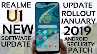 Realme U1 Starts Receiving Software Update With January 2019 Security  Patch, Camera Improvements