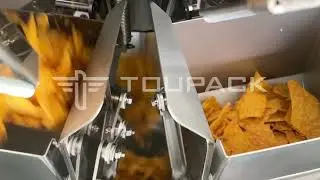 Corn chips Packing Line with Multihead Weigher and Vertical Wrapper#multiheadweigher