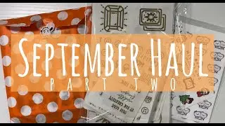 September Planner Supply Haul | Part Two | Ft. Plannahannah, Stick with The Plan Co & More!