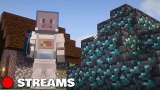 🔴 becoming a better minecraft player on my forever world