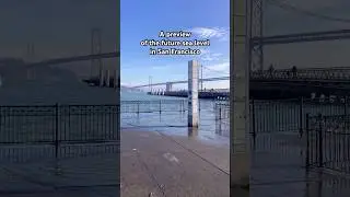 King tide in San Francisco: a preview of the future, with rising seas flooding the streets.