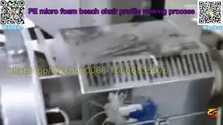plastic outdoor deck chair production linep|pe micro-foaming beach chair machine#Pebeachchairmachine