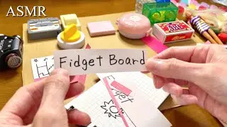 【ASMR】フィジェットボード制作音（囁き声あり）【睡眠・作業用】Soothing Sounds of Making a Fidget Board