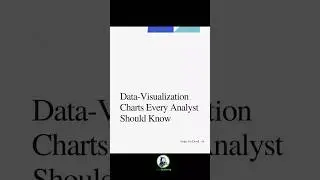 Data visualization charts every analyst must know 📊#DataAnalytics #DataVisualization #Charts #Shorts