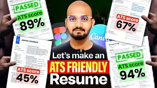 How to Make ATS-Friendly Resume in 10 Minutes using Figma & Canva | Tamil