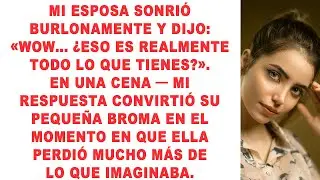 Mi esposa intentó dejarme mal con una broma, y mi respuesta calmada volvió ese momento en su contra.
