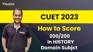 CUET 2023| How to Score 200/200|History Domain Subject|By Tarun Tiwari |#cuet2023exam