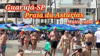 Guarujá - Sabadão de muito calor e as praias lotadas nessa manhã #viral #beach