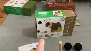 Kiwi co. Cannon ball launcher (monthly STEM subscription box)