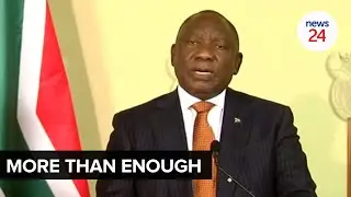 WATCH | Ramaphosa urges South Africans not to 'panic buy' - there is enough food and supplies in SA