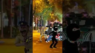 Inspektur Ladusing menangkap perampok bermotor 💂💥🚙🏍️ #shorts #youtubeshorts #short
