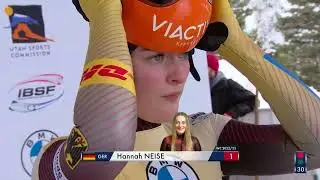 PARK CITY BMW IBSF World Cup 2022/2023 Women's Skeleton heat 1