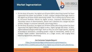Middle East and Africa Digital Out Of Home OOH Advertising Market