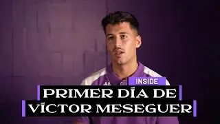 Primer d&iacute;a de V&iacute;ctor Meseguer como blanquivioleta