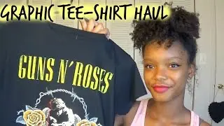 FAVORITE GRAPHIC TEE-SHIRT HAUL! 👕