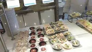almo&ccedil;o buffet no cruzeiro Costa Pacifica