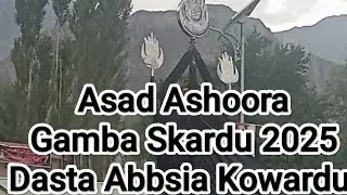 Asad Ashoora Gamba Skardu 2025 Dasta Abbsia Kowardu Noha hazrat Ali Akbar