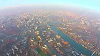 DJI Phantom Vision Plus. Высота 1003 метра в Москве