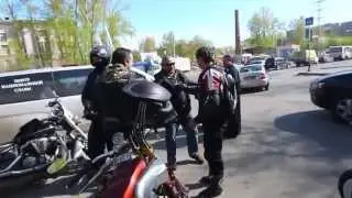 Красноярский мотоклуб имени Дмитрия Донского привёз в Томск икону Вифлеемских Младенцев