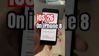 How to Get iOS 26 on iPhone 8!