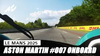 Onboard Practice Lap Ross Gunn Aston Martin Valkyrie | 2025 24 Hours of Le Mans | #assettocorsa