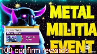 Metal militia event rewards confirm in 2021 | Clash of Clan - Coc.