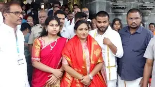 Home Minister Anitha Visits Tirumala Temple | MS Talkies