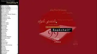 Bookshelf 99 on Windows 95