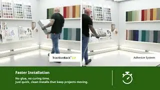 TractionBack 2.0 - Adhesive Free Installation | Milliken Flooring